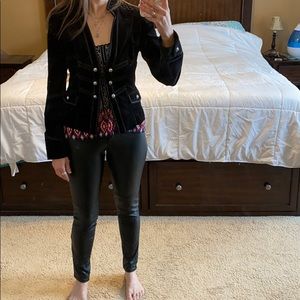 H&M imitation leather pant size 4